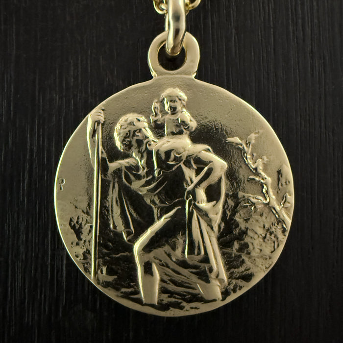 Solid 9k St Christopher Medal