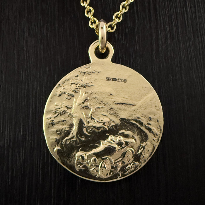 Solid 9k St Christopher Medal