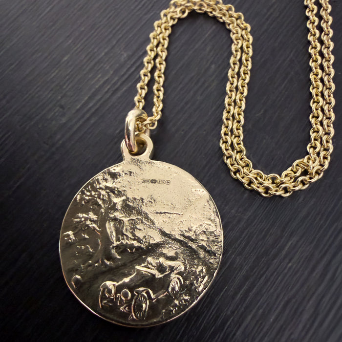Solid 9k St Christopher Medal