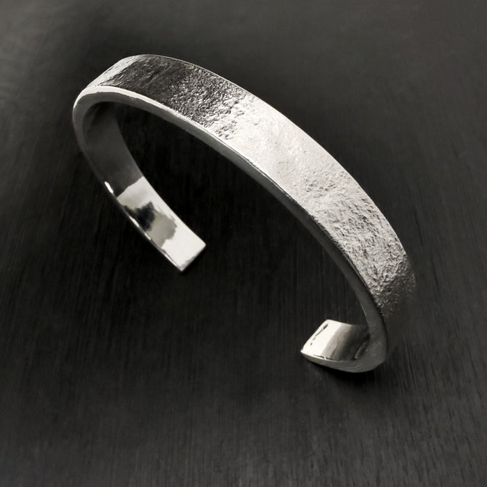 Handmade Heavy 925 Sterling Silver Cuff Bracelet