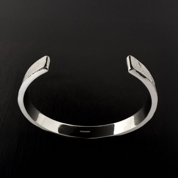Handmade Heavy 925 Sterling Silver Cuff Bracelet