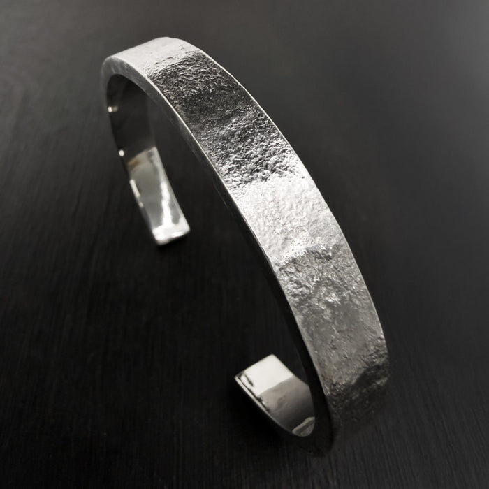 Handmade Heavy 925 Sterling Silver Cuff Bracelet
