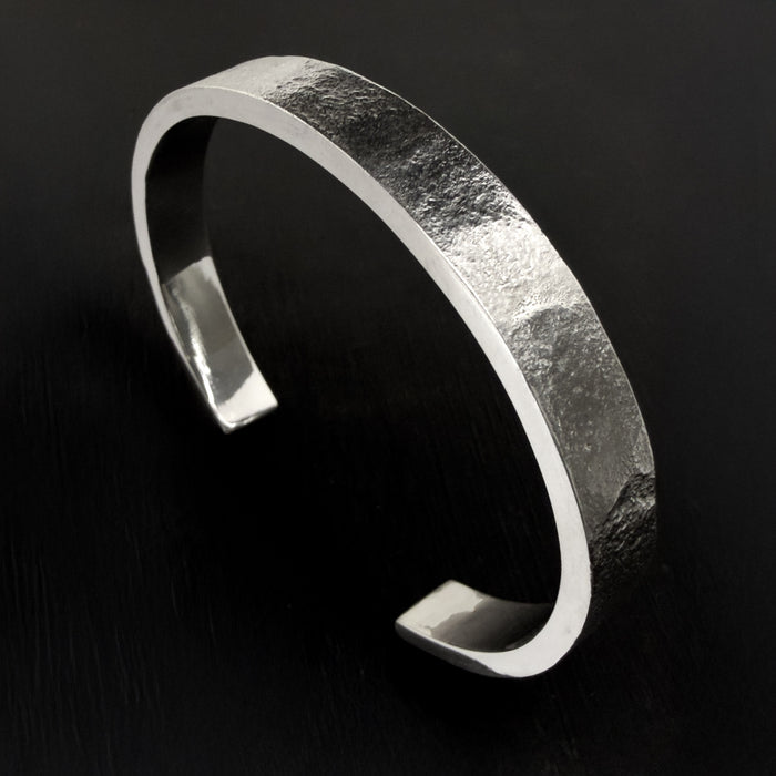 Handmade Heavy 925 Sterling Silver Cuff Bracelet