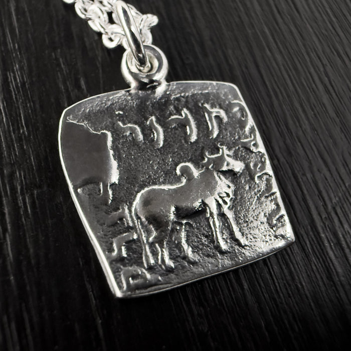 Elephant Coin Pendant Necklace