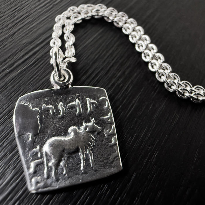 Elephant Coin Pendant Necklace