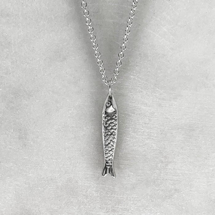 Silver Fish Necklace