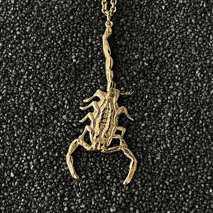 Gold Scorpion Necklace