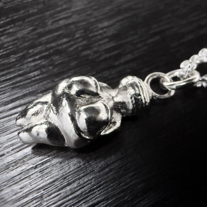 Venus Of Willendorf Silver Necklace