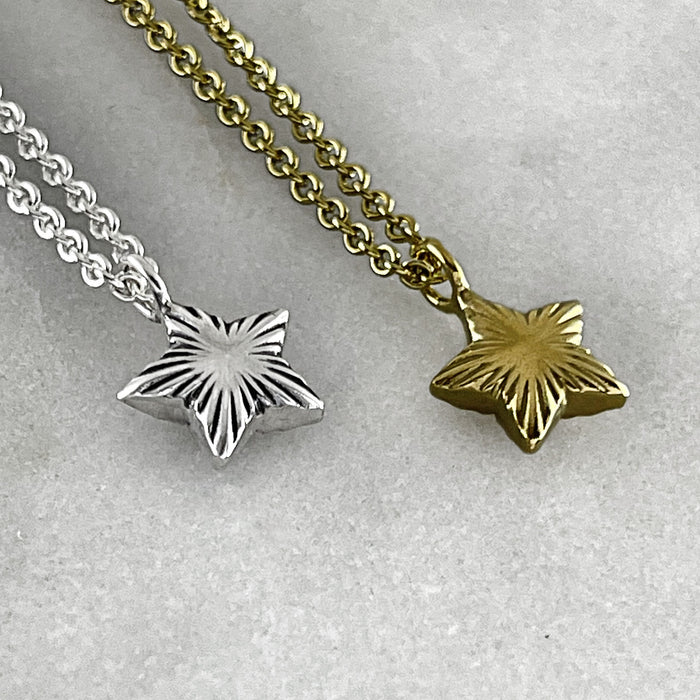 Star Necklace, Gold Necklace, Celestial Necklace, Boho Necklace, Star Jewelry, Star Charm