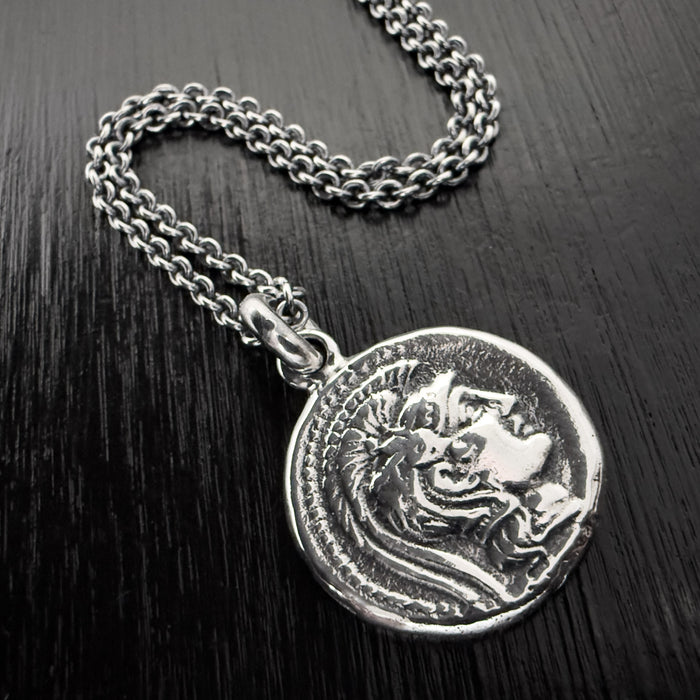 Silver Owl of Athena Pendant