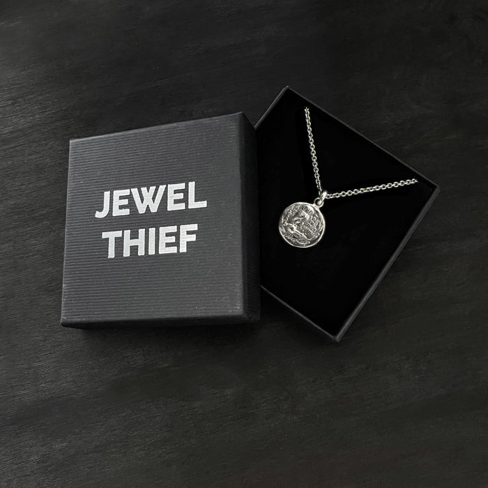 Silver Owl of Athena Pendant