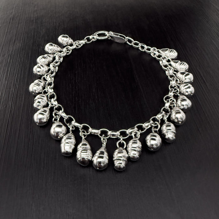 Sterling Silver Mermaid Pearl Bracelet