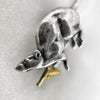 rat earrings detail