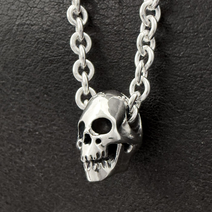 Sterling Silver Skull Necklace