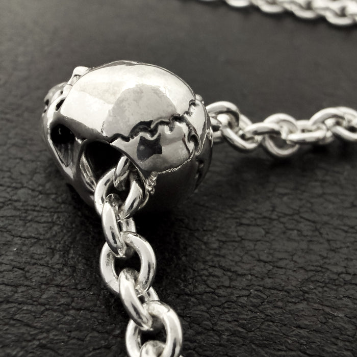 Sterling Silver Skull Necklace