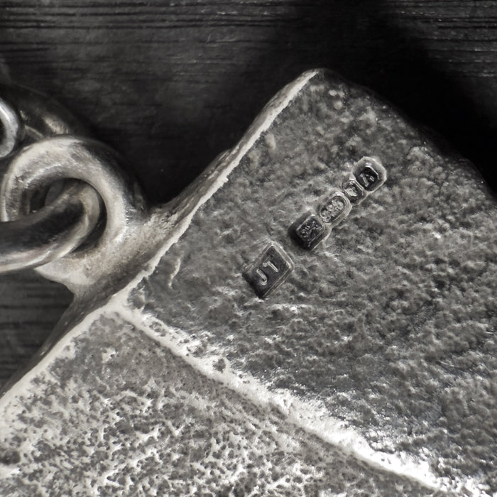 Oxidized Sterling Silver Cross Pendant
