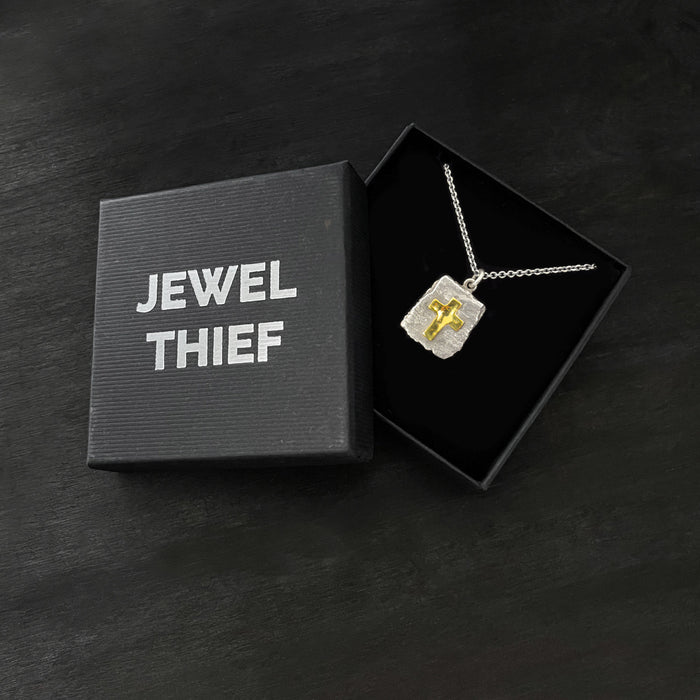 Handmade Sterling Silver Cross Pendant