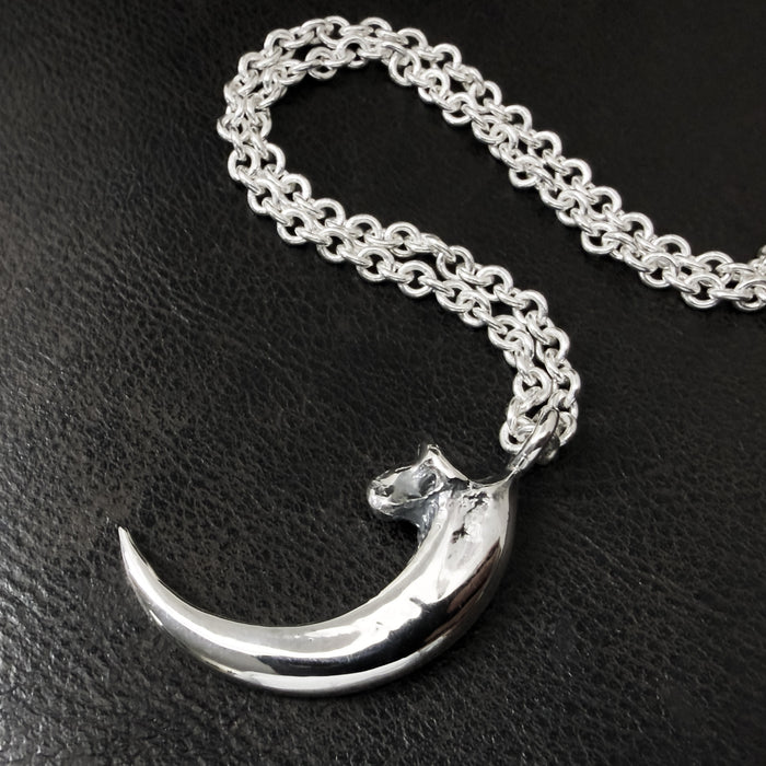 Hand Cast Bald Eagle Talon Pendant