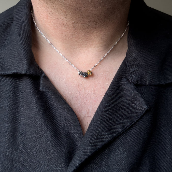 Three Skull Necklace
