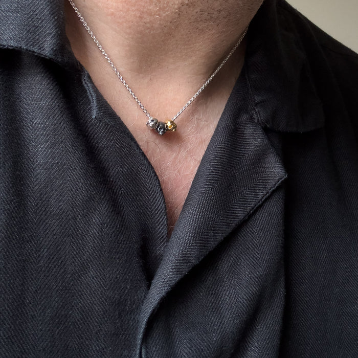 Three Skull Necklace