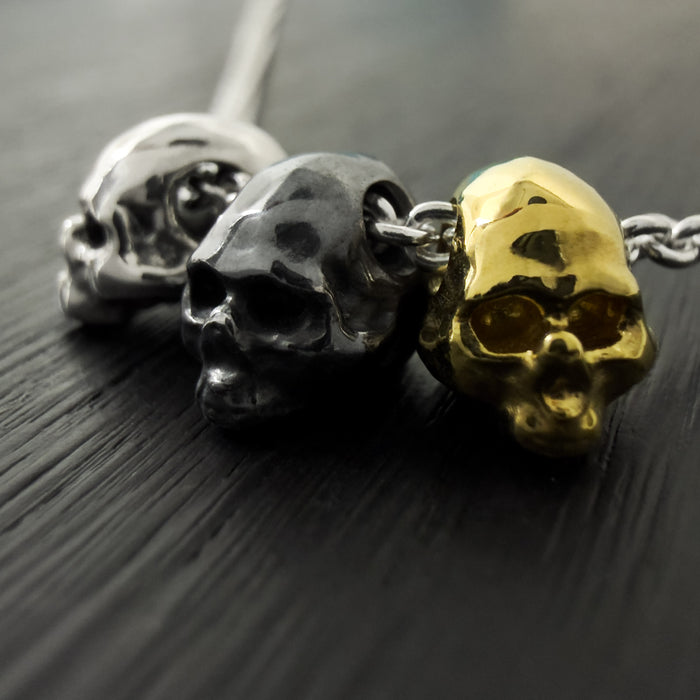 Three Skull Necklace