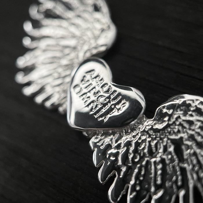 Angel Wings Heart Necklace