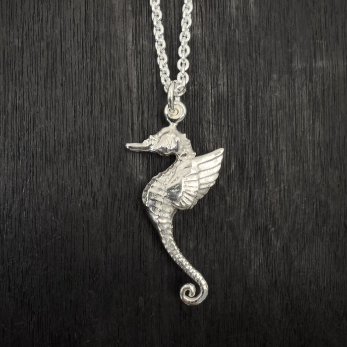 Winged Seahorse Necklace