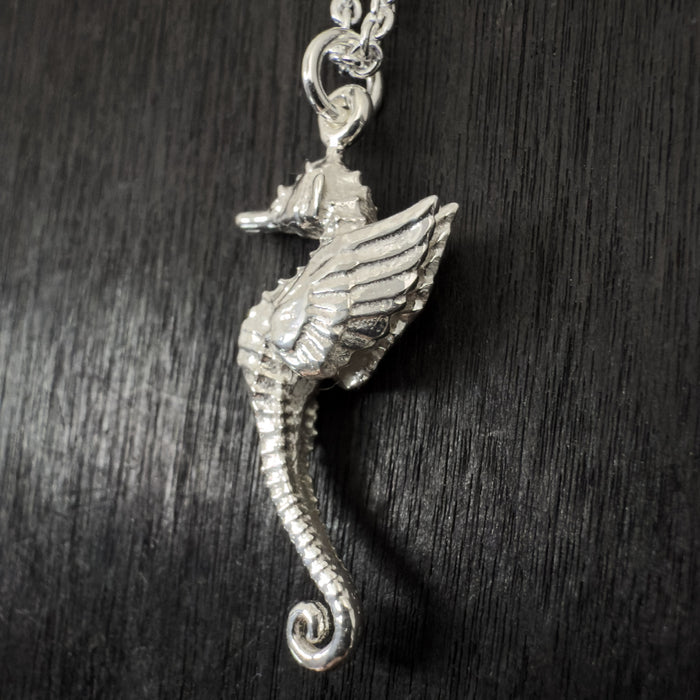 Winged Seahorse Necklace