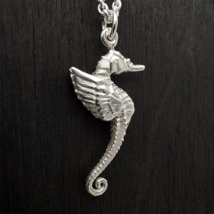 Winged Seahorse Necklace