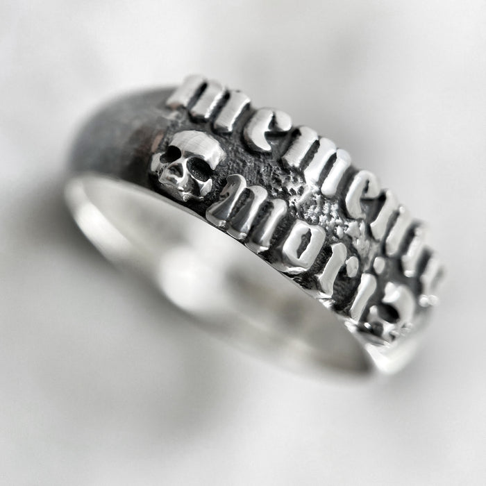 Two Skull Memento Mori Ring