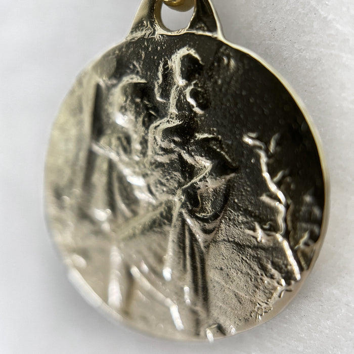 Solid 9k St Christopher Medal