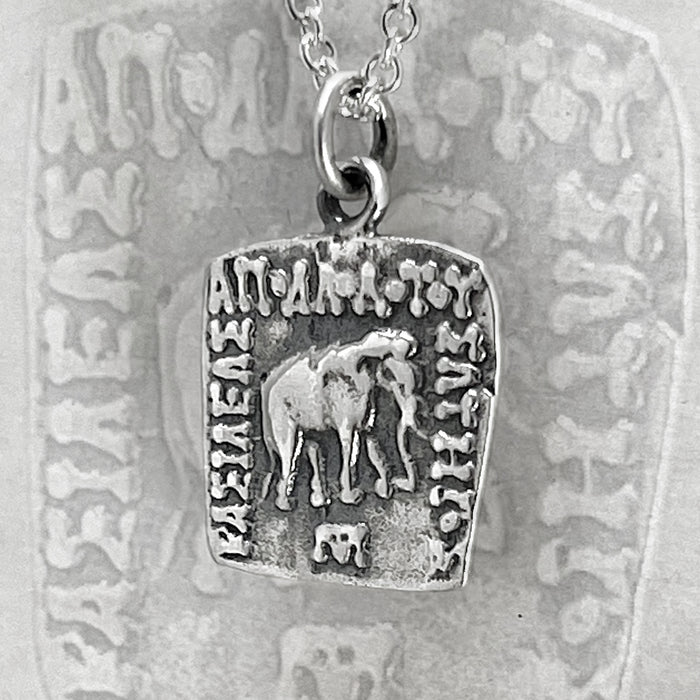 elephant coin pendant necklace jewel thief Brighton