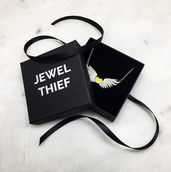 Single Silver Wing Bracelet