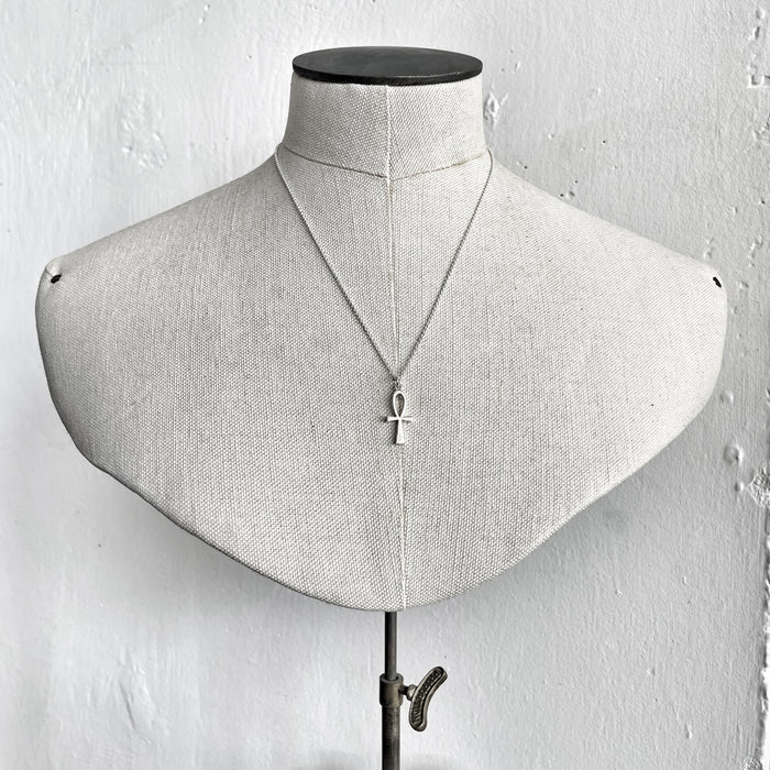 Silver Ankh Pendant Nacklace