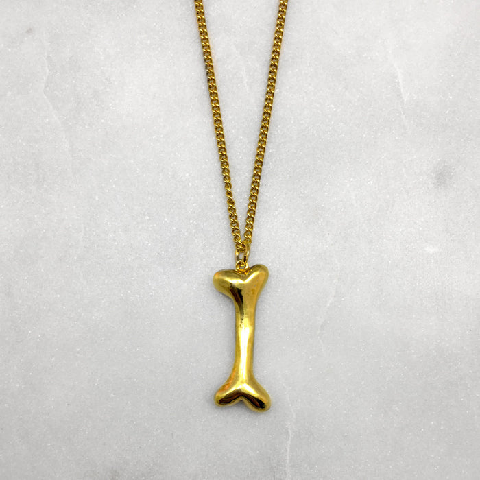 Gold Bone Necklace
