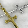 silver gold dagger pendant necklace jewel thief Brighton
