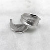 silver feather earrings jewel thief brighton
