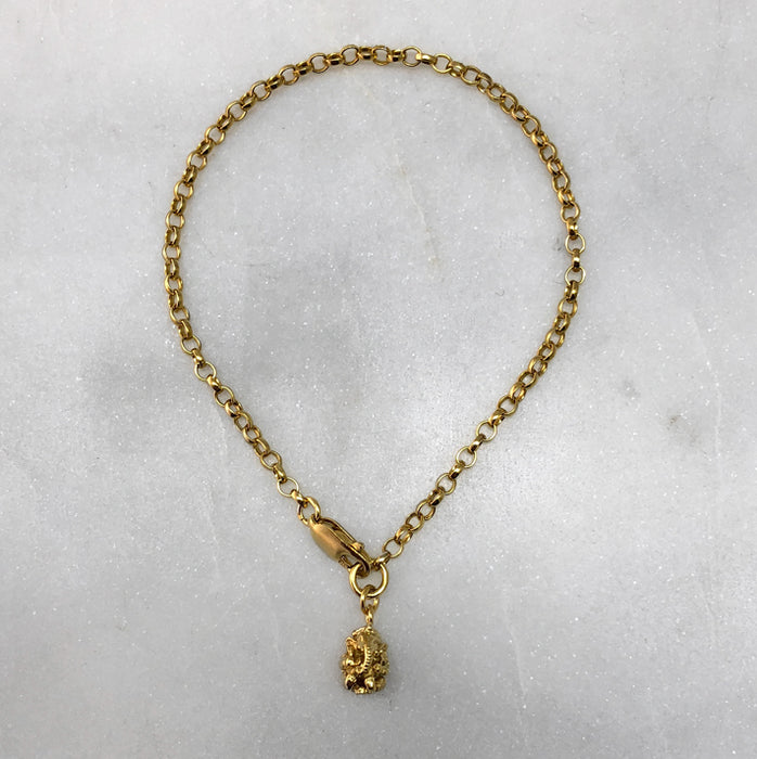 Tiny Gold Ganesha Bracelet