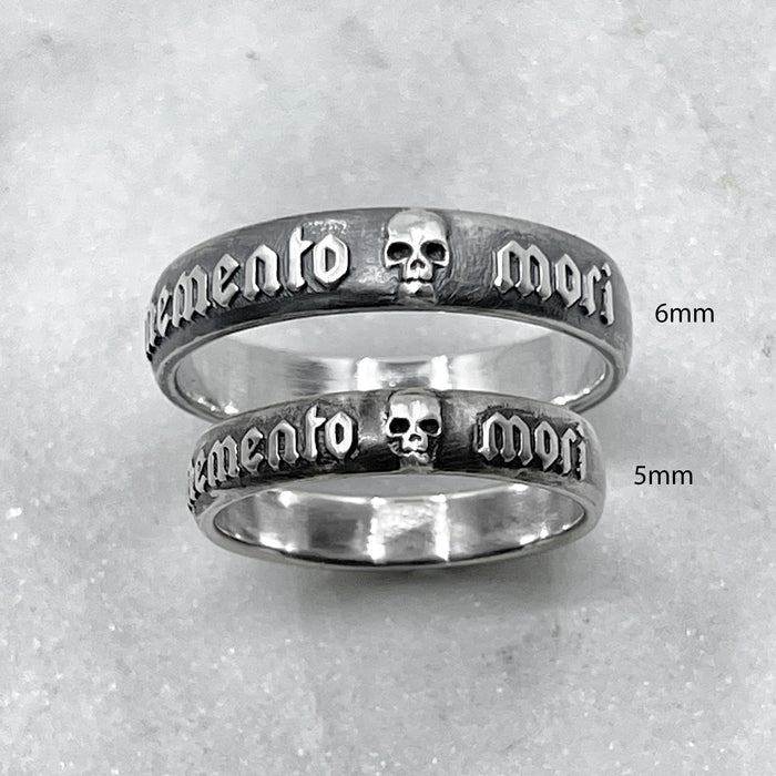 6mm Memento Mori Ring