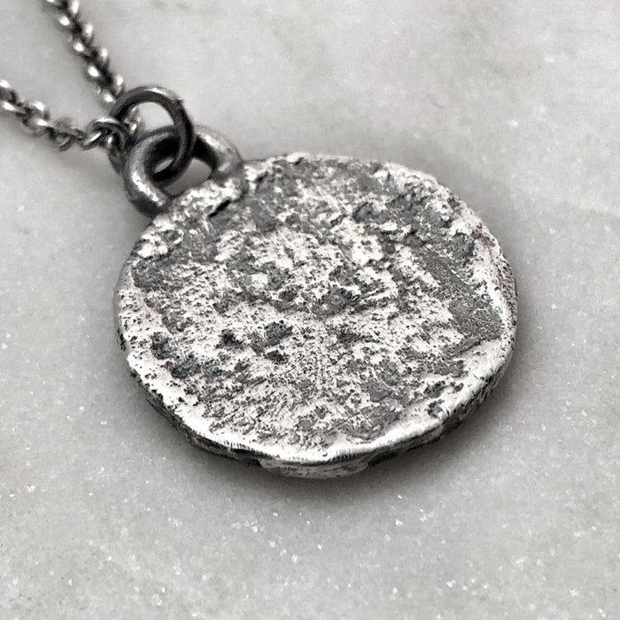 Memento Mori Silver Necklace