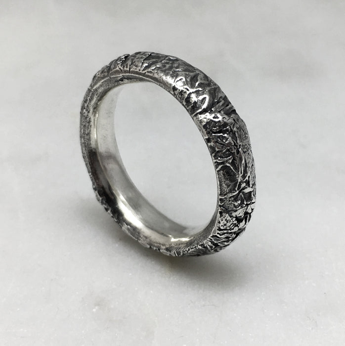 Crush Silver 6mm Ring