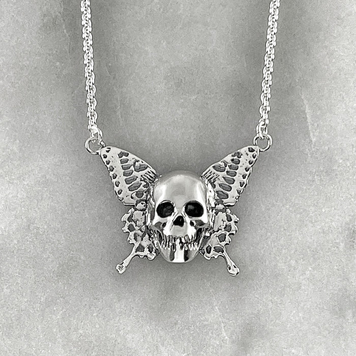 skull butterfly necklace jewel thief Brighton