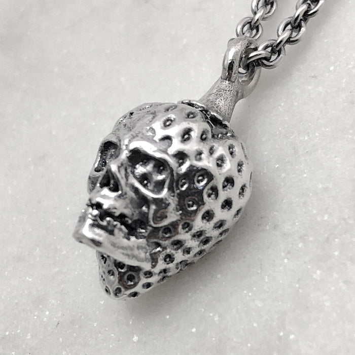 Silver Skullberry Necklace