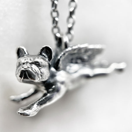 French bulldog pendant necklace jewel thief Brighton