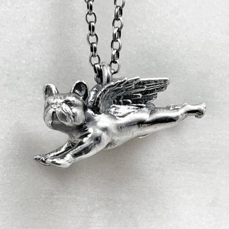 French bulldog pendant necklace jewel thief Brighton